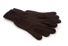 Перчатки х/б (+шерсть) утепленные, черные
